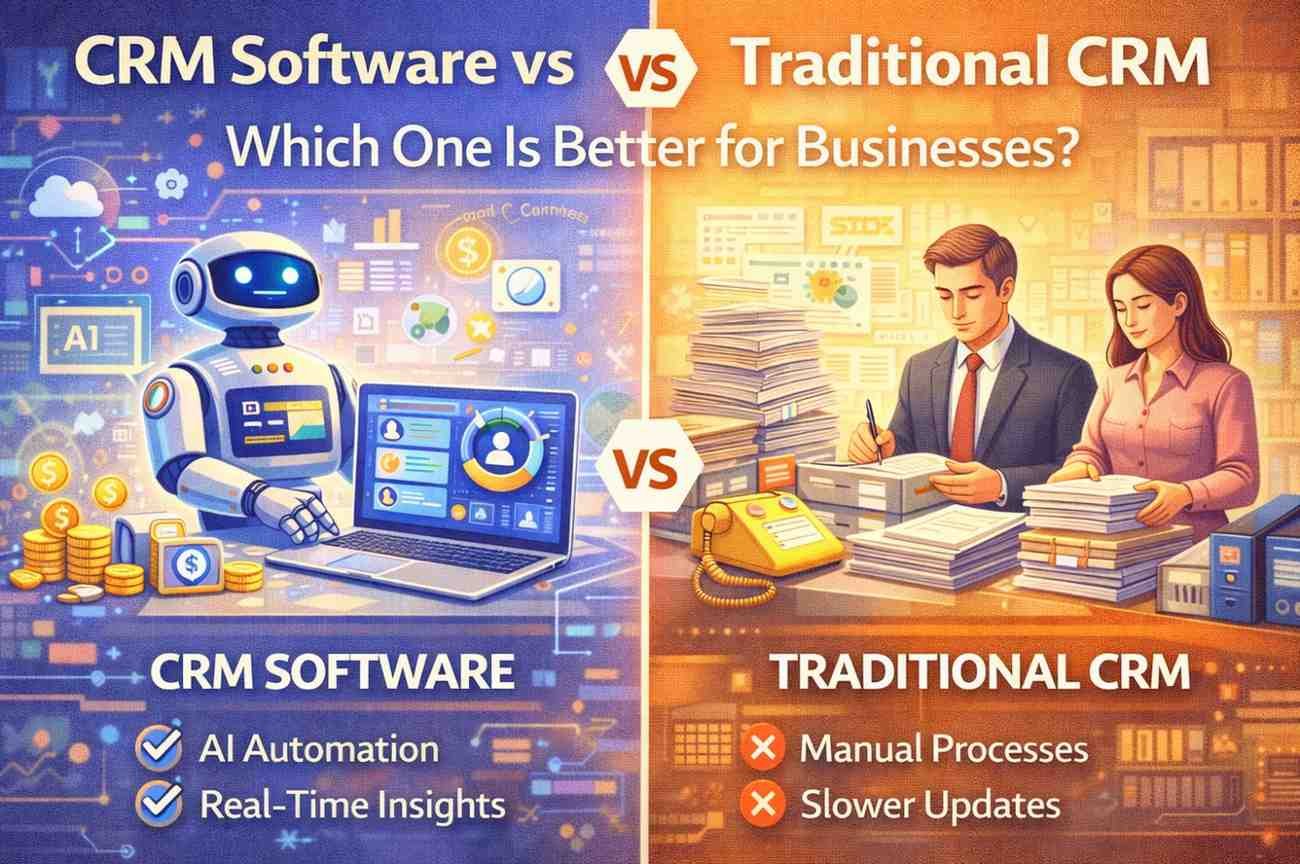 CRM Software vs Traditional CRM – Which One Is Better for Businesses?